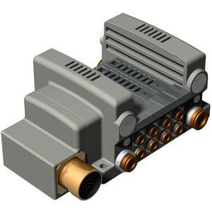 VV5QC21-04C6MD0, VQC, VV5QC21-MD, Circular Connector