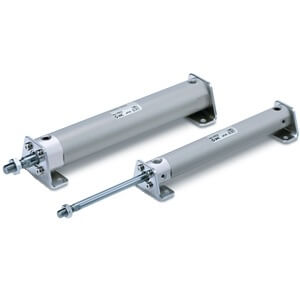 CG1BN20-50SZ, CG1-Z, C(D)G1-*S/T-Z, Air Cylinder, Single Acting, Spring Return, Spring Extend