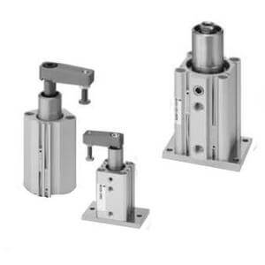 MKB20-10RZ, MK-Z, MK-Z Rotary Clamp Cylinder, Standard w/Auto Switch Mounting Grooves