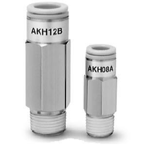 AKH10B-03S, AK, AKH, Check Valve with One-touch Fitting, Male Connector