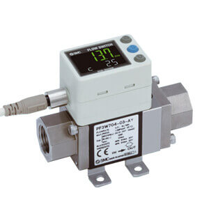 PF3W721-F12-FN-M, PF3W, PF3W7, Digital Flow Switch for Water, 3-Colour Display, Integrated display