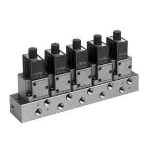 VV317-02-031-02, VT, VV317, 3 port solenoid valve manifold