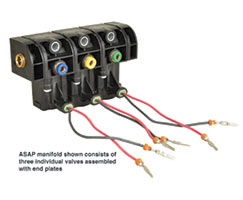 7201-70, Air Solenoid Accessory Pack (ASAP) 3/2 N/C Valve 1/4" PIF 12Vdc