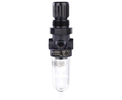 B07-233-M1KG, B07 Series filter/regulator, G1/4, 5µm, 0.3-7 bar, manual drain, without gauge