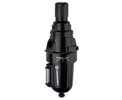 B68G-NNK-MR1-RLN, Olympian Plus filter/regulator, without yoke, 5µm, 0.4-8 bar, manual drain, without gauge