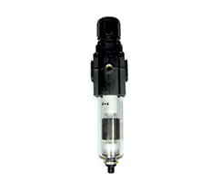 B73G-2AK-AT3-RMN, Excelon filter/regulator, 1/4 PTF, 40µm, 0.3-10 bar, automatic drain, without gauge