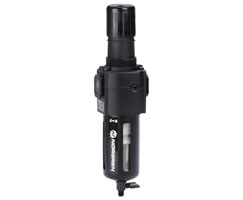 B74G-4AK-QP1-RMN, Excelon filter/regulator, 1/2 PTF, 0.3-10 bar, 5µm, manual drain, without gauge