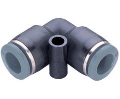 C20400600, Pneufit C Push-in fitting, Elbow union, 3/8"