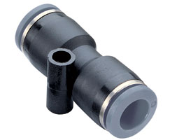 C20200200, Pneufit C Push-in fitting, Straight union, 5/32"