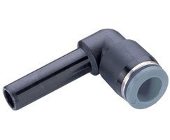 C20430400, Pneufit C Push-in fitting, Stem elbow, 1/4"