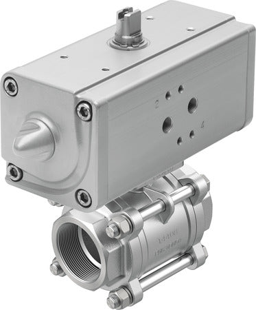 VZBA-21/2"-GG-63-T-22-F0710-V4V4T-PP106- Ball valve actuator unit
