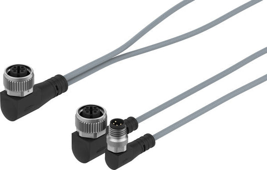 NEDV-L2R1-V7-M12W3-K-0.1L1-N-M8W4-0.2R1 Connecting cable
