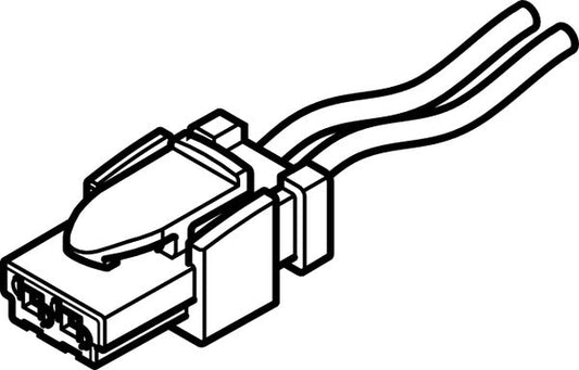 NEBV-HSG2-KN-0.5-N-LE2 Plug socket with cable