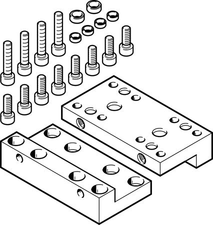 EHAM-H1-25-L2-80 Adapter plate kit