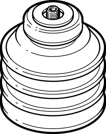 ESS-50-CS Suction cup complete