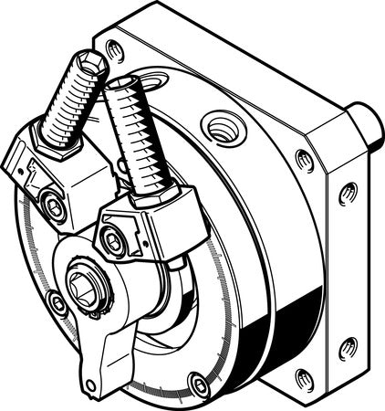 DSM-32-270-P1-A-B Semi-rotary drive