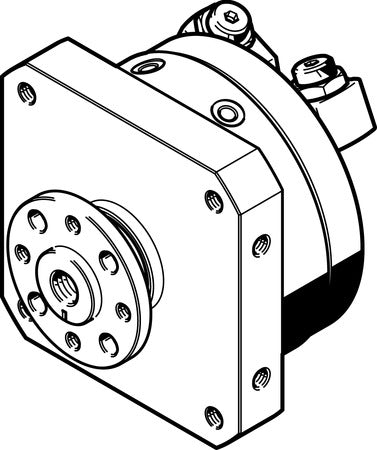 DSM-12-270-P-FW-A-B Semi-rotary drive