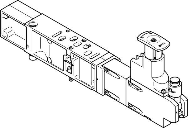VABF-S4-1-R1C2-C-6E Regulator plate