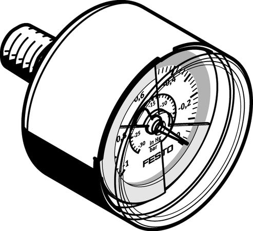VAM-40-V1/0-R1/8-E-RG Vacuum gauge