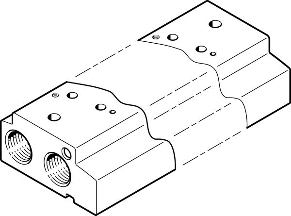 VABM-C7-12P-G18-8 Manifold rail
