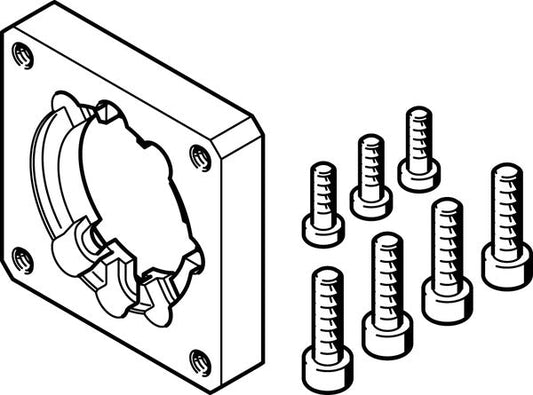 EAMF-A-44A/B-55A Motor flange