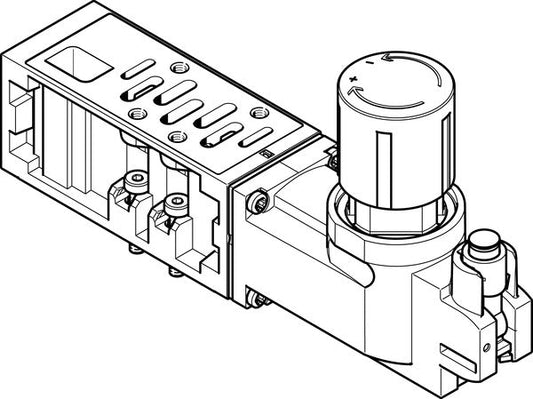 VABF-S1-2-R1C2-C-6 Regulator plate