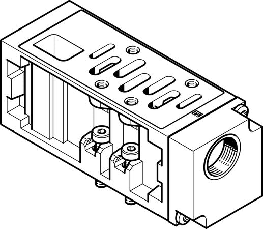 VABF-S1-2-P1A3-G12 Vertical pressure supply plate