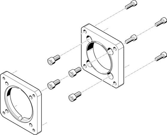 EAMF-A-95A-120G Motor flange