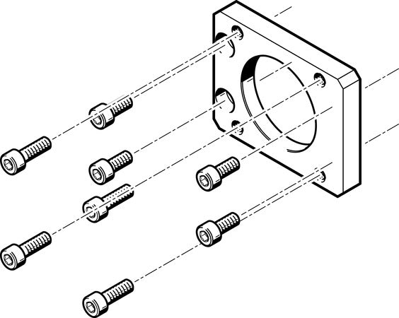 EAMF-A-48B-55A Motor flange