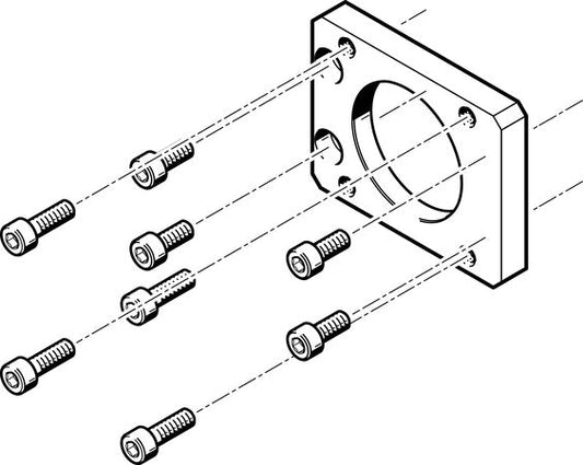 EAMF-A-48B-57A Motor flange
