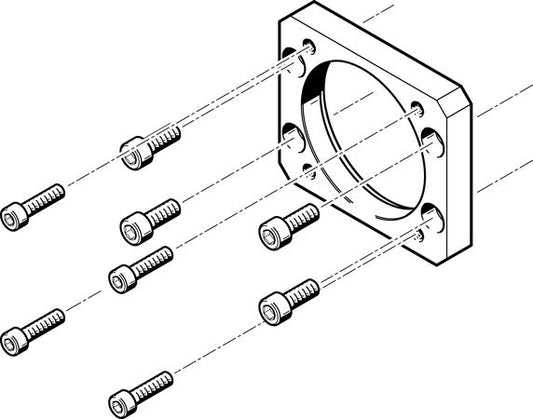 EAMF-A-62B-70A Motor flange