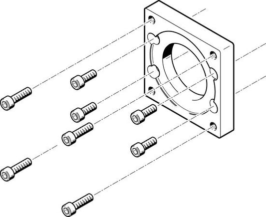 EAMF-A-62B-87A Motor flange