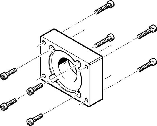 EAMF-A-38B-42A Motor flange