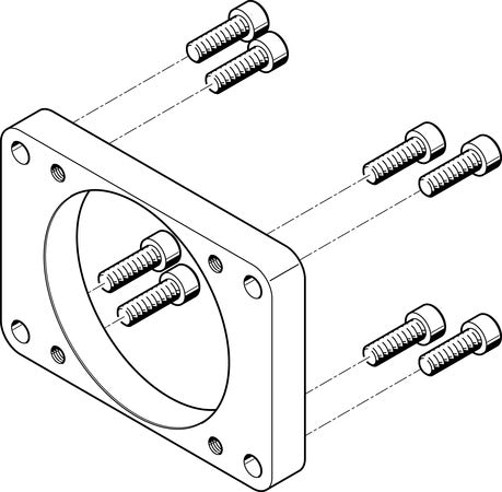 EAMF-A-95B-100A Motor flange