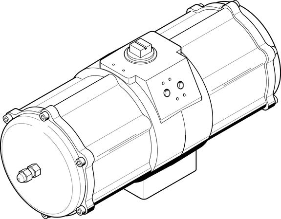 DAPS-3840-090-R-F16 Semi-rotary drive