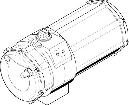 DAPS-1440-090-RS4-F16-T6 Semi-rotary drive