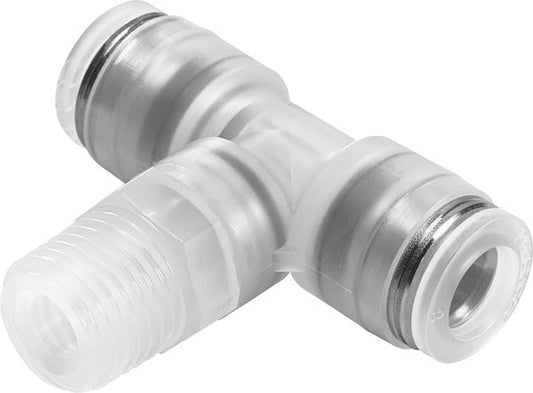 NPQP-T-R14-Q10-FD-P10 Push-in T-fitting