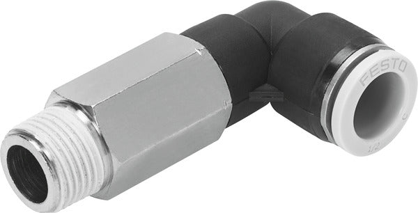 QBLL-1/4-5/16-U Push-in L-fitting, long