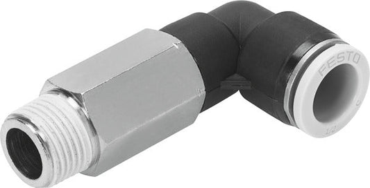 QBLL-1/4-5/16-U Push-in L-fitting, long
