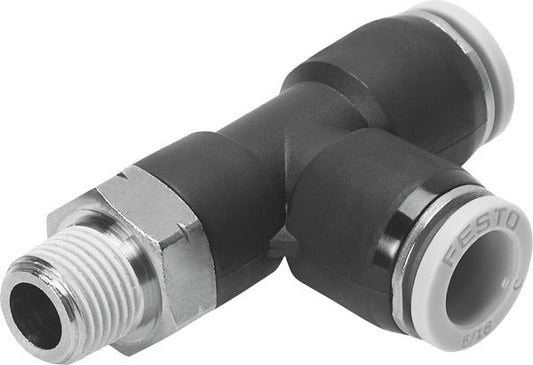 QBTL-10-32-UNF-1/4-U Push-in T-fitting