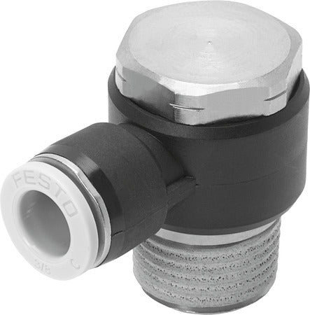 QBLV-10-32-UNF-1/4-U Push-in L-fitting