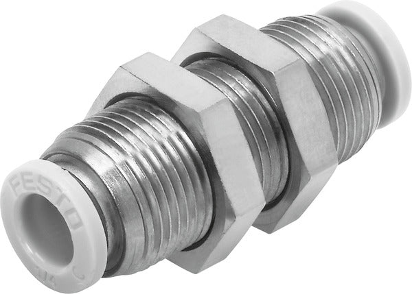 QBS-1/4T-U Push-in bulkhead connector
