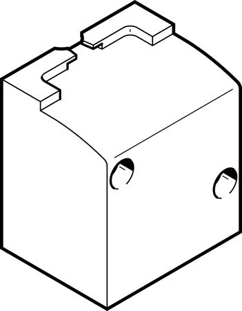 VABF-S2-2-A1G2-G12 Angled connection plate