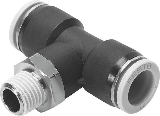 QBT-10-32-UNF-1/4-U Push-in T-fitting