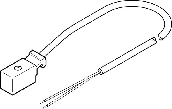KMYZ-2-24-10-LED Connecting cable