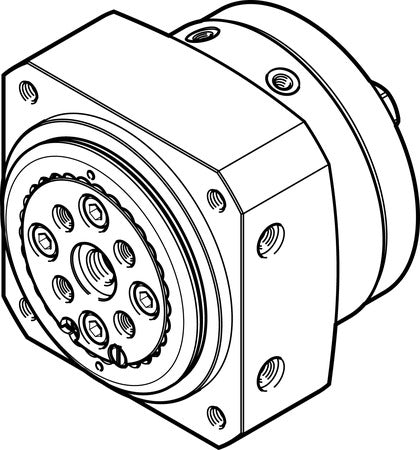 DSM-12-270-HD-A-B Semi-rotary drive
