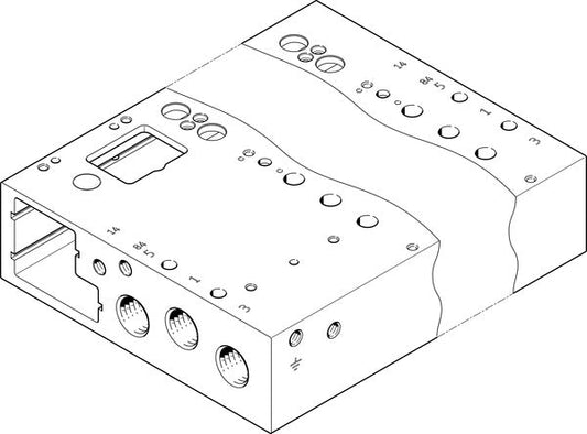 VABM-L1-14G-G14-9-GR Manifold rail
