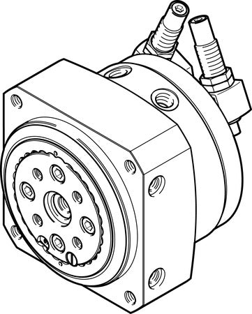 DSM-12-270-CC-HD-A-B Semi-rotary drive
