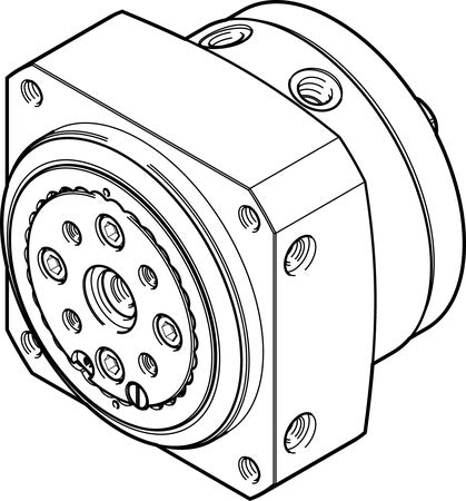 DSM-32-270-HD-A-B Semi-rotary drive