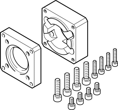 EAMF-A-38D-60G/H Motor flange